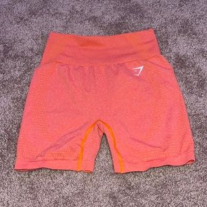 Gymshark Vital Seamless 2.0 Shorts Orange Marl